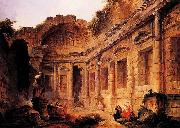 Robert Henri Interior of the Temple of Diana at Nimes oil painting on canvas